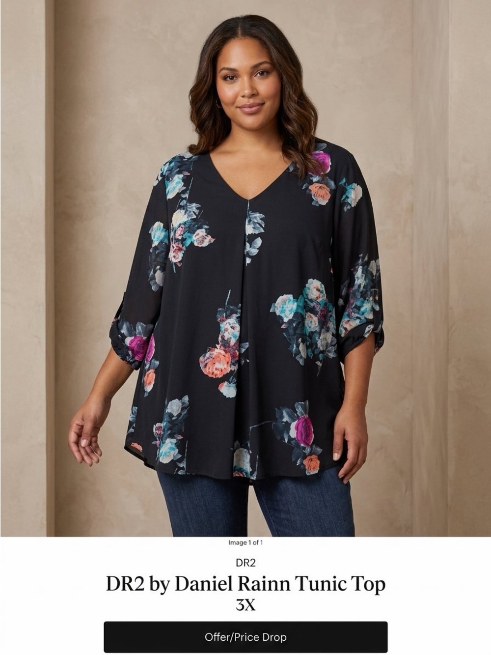 DR2 by Daniel Rainn Tunic Top 3X